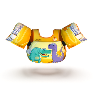 Boia Infantil com Colete Salva Vidas Dinossauro Nash