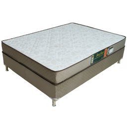 Conjunto Box Completo Casal Becflex Titan Gold 1,38 X 1,88 X 0,46 (cama Box + Colchão) - 1