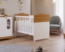 Ver imagem 5 de Berço Conforto  Infantil Quarto Do Bebê Vira Cama Grade De Proteção Cor Branco/nature