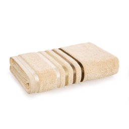 Toalha Banhão Karsten Fio Penteado Max Lumina Areia/Marrom - 1