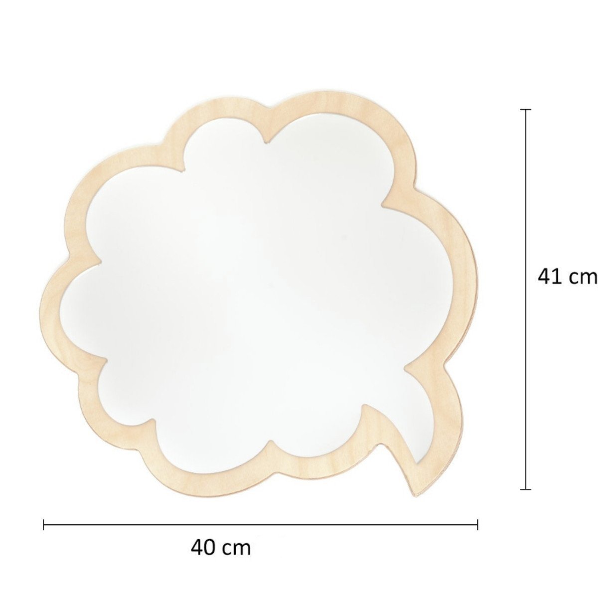 Espelho para Quarto Infantil Nuvem Balão Criativo - 4