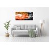 Quadro Decorativo Grande Contemporâneo Conceitual Girl in Flames - 200x100cm - 2