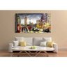 Quadro Decorativo Grande Cidade Londres Retro Painting - 200x100cm - 4