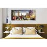 Quadro Decorativo Grande Cidade Londres Retro Painting - 200x100cm - 3