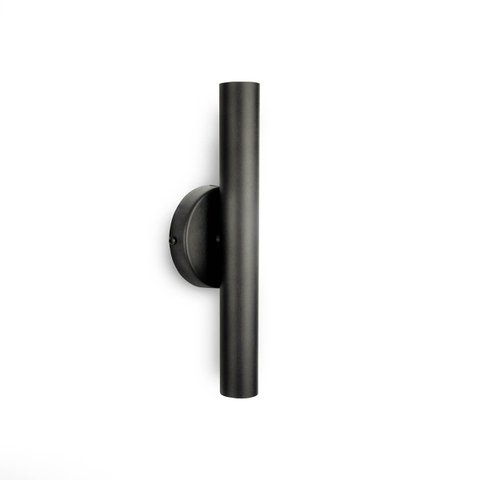 Arandela de Parede Foco Simples Slim Palito - Preto