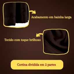 Cortina Sala 5 Metros De Altura Tecido Blackout Para Varão - 4