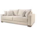 Ver imagem 1 de Sofá 3 Lugares Fixo Living Marrocos Veludo Bege Claro 2,2m Mk