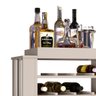 Aparador Adega Bar Para 8 Garrafas Escócia Várias Cores Lukaliam Moveis Off White - 12