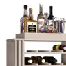 Aparador Adega Bar Para 8 Garrafas Escócia Várias Cores Lukaliam Moveis Off White - 13