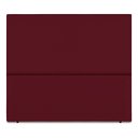 Ver imagem 1 de Cabeceira Cama Box Orgânica Queen 160cm Luna Suede C/frame Vinho