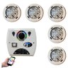 Kit 5 Leds Eco 9w Rgb Sodramar com Comando Wifi - 1
