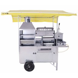 Carrinho 5 em 1 R2 Pastel, Lanche, Churrasco, Hot Dog e Batata 1715 - 1