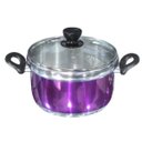 Ver imagem 1 de Caçarola Premium Lilas c/ Virola N.18 Tampa Vidro 1,9 Lts