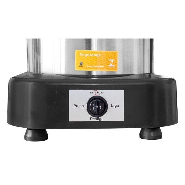 Liquidificador Industrial Alta Rotação Spolu Inox 3,5 Litros Spl-063X 127 V - 5