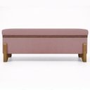 Ver imagem 5 de Puff Recamier Baú Versallies 200 Cm para Sala Quarto Pé de Cama Hall de Entrada Bouclé Premium Luxo