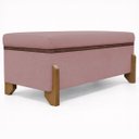 Ver imagem 4 de Puff Recamier Baú Versallies 200 Cm para Sala Quarto Pé de Cama Hall de Entrada Bouclé Premium Luxo