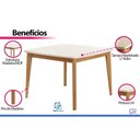 Ver imagem 4 de Mesa Jantar Condessa 160cm + 4 Cad Marquesa Eucalipto Nesher