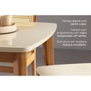 Ver imagem 6 de Mesa Jantar Condessa 160cm + 4 Cad Marquesa Eucalipto Nesher