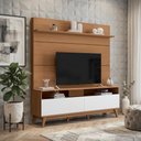 Ver imagem 2 de Estante Home para Tv até 70 Polegadas Kappesberg Canela/branco 180cm