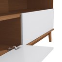 Ver imagem 5 de Estante Home para Tv até 70 Polegadas Kappesberg Canela/branco 180cm