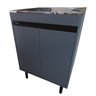 Tanque de Lavar Roupas Inox Grande 46L Com Gabinete Premium - 1