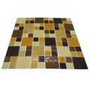 Ver imagem 3 de Pastilha de Vidro para Cozinha Cristal 30x30cm Marrom Grande Mosaico