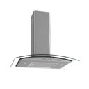 Ver imagem 1 de Coifa Fogatti de Parede Clean Vidro Curvo Kromanox 70cm Kromanox 110v