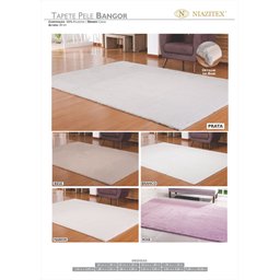 Tapete Pele Bangor Branco 1,00x1,50:branco - 5