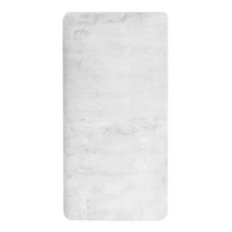 Tapete Pele Bangor Branco 1,00x1,50:branco - 1