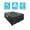 Cama Box King + Colchão Portobel De Mola Arezzo Black Light - 4