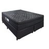 Cama Box King + Colchão Portobel De Mola Arezzo Black Light - 1