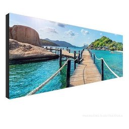 Painel Letreiro Rgb P5 Externo 100x40 Imagem e Vídeo:220 V - 2