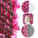 Ver imagem 1 de 12 Placas de Flores Artificiais 60x40 para Painel de Fundo em Fotos e Eventos