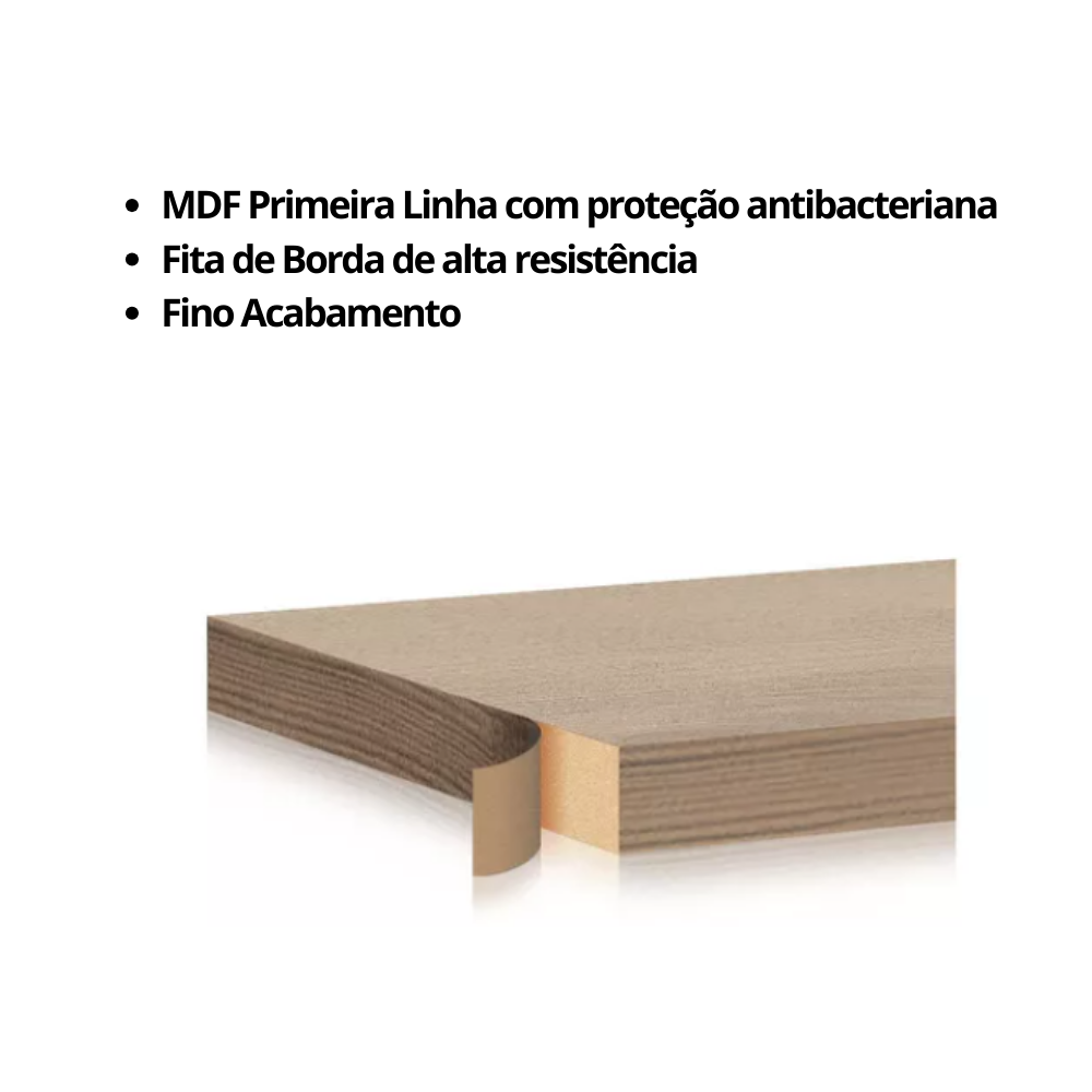 Mesa Gamer Estilo Industrial 100% Mdf Premium 1,00m:amadeirado - 5