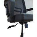 Ver imagem 4 de Cadeira de Escritório Adrix Presidente Ergonômica NR17 Presidencial Vinil Base Rodízios Encosto