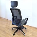Ver mais imagens de Cadeira de Escritório Adrix Presidente Ergonômica NR17 Presidencial Vinil Base Rodízios Encosto