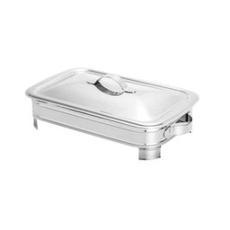 Suporte de Aço Inox com Refratário e Tampa Veneza 37cmx23cm Rojemac - 3