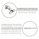 Ver imagem 2 de Cozinha Modulada Compacta Fidelitá Viena 4 Peças 190cm 9 Portas 3 Gavetas com Tampo Branco