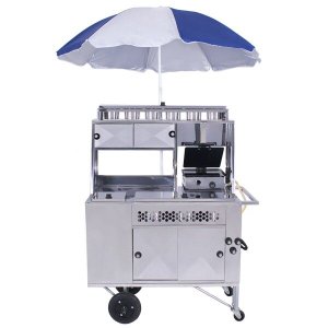 Carrinho 2 em 1 Hot-dog e lanche com Caixa Térmica R2 11407