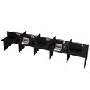 Ver imagem 4 de Mesa Escritório Plataforma 10lugares 4,50x1,20 Preto Inteiro!!