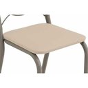 Ver imagem 5 de Kit 2 Cadeiras Sala Jantar Holanda 2c009nk Aço 2 Un Niquel/suede Cappuccino - Kappesberg