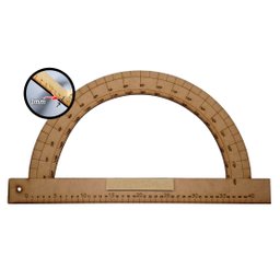 Conj 2 Kit Geométrico do Professor Mdf Com Régua 1 M, 1 Compasso Para Quadro Branco, 1 Esquadro 30/6 - 5