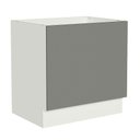 Ver imagem 6 de Balcão para Forno de Embutir 80 X 60 Cm sem Tampo Branco/cinza Agata Madesa Branco/cinza