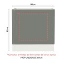 Ver imagem 7 de Balcão para Forno de Embutir 80 X 60 Cm sem Tampo Branco/cinza Agata Madesa Branco/cinza