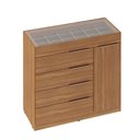 Ver imagem 1 de Cômoda Laura C/ Porta Jóia Amêndola para Quarto
