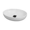 Ver imagem 2 de Cuba Pia Banheiro Luna Valvula Click Inox Black Branco