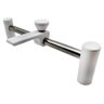 Kit Aparador Sacada Injetado Branco Envidraçamento Envidraçando 50cm - 1