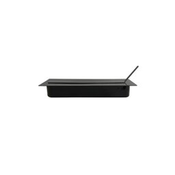 Queimador Lareira Ecológica Preto Esmaltado 45 cm - 1