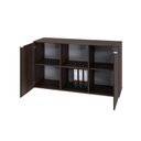 Ver imagem 5 de Armário Baixo com 02 Portas e Nicho 75x135x42cm Wlab135 Nogal Branco