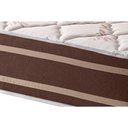 Ver imagem 3 de Cama Box Baú Casal: Colchão Molas Ensacadas Superlastic Duo Sono +base Crc Courano Brown (138x188)